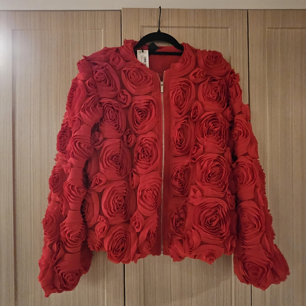 Karen Millen Red Floral Women's Jacket